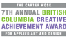 7th annual Carter Wosk BC Creative Achievement Awards for Applied Art and Design