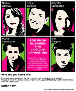 frosh bloggers