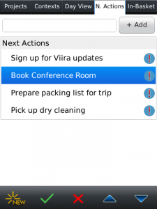 next actions new in viira