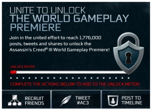Unite To Unlock Assassin's Creed III