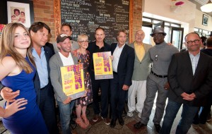 Anna Hopkins, Robert Lantos (Serendipity Point Films), Michael Konyves, Ari Lantos, Carolle Brabant (Telefilm Canada), Richard J. Lewis, Michel Pradier (Telefilm Canada), Howard Jerome, Clé Bennett and Bryan Gliserman (Entertainment One). (Image: TELEFILM CANADA)