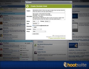 hootsuite zendesk