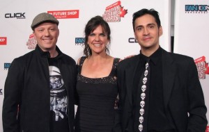 Mack Walters, Jennifer Hale and Mark Meer