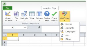 mailchimp excel connector