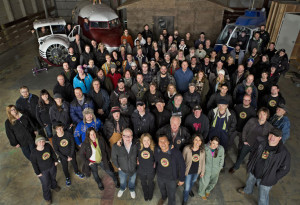 The Arctic Air Crew at the Aldergrove sound stage (image: actorsfund.ca)