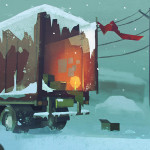 The Long Dark truck camp