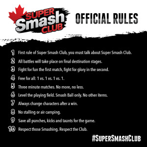 Super Smash Club Rules