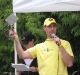 Race Director Ryan Presenting the Bent Wheel Award